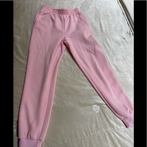 Pink adika sweatpants